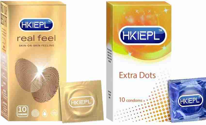 HKIEPL COMBO real feel and extra dots Timeless Condom For Good