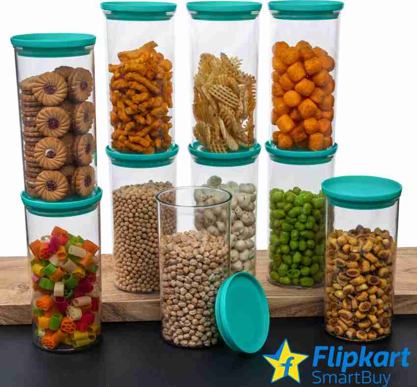 Flipkart SmartBuy Every Kitchen Choice Round Shape Airtight Kitchen  Containers / Kitchen Storage Containers / Airtight Container / Plastic