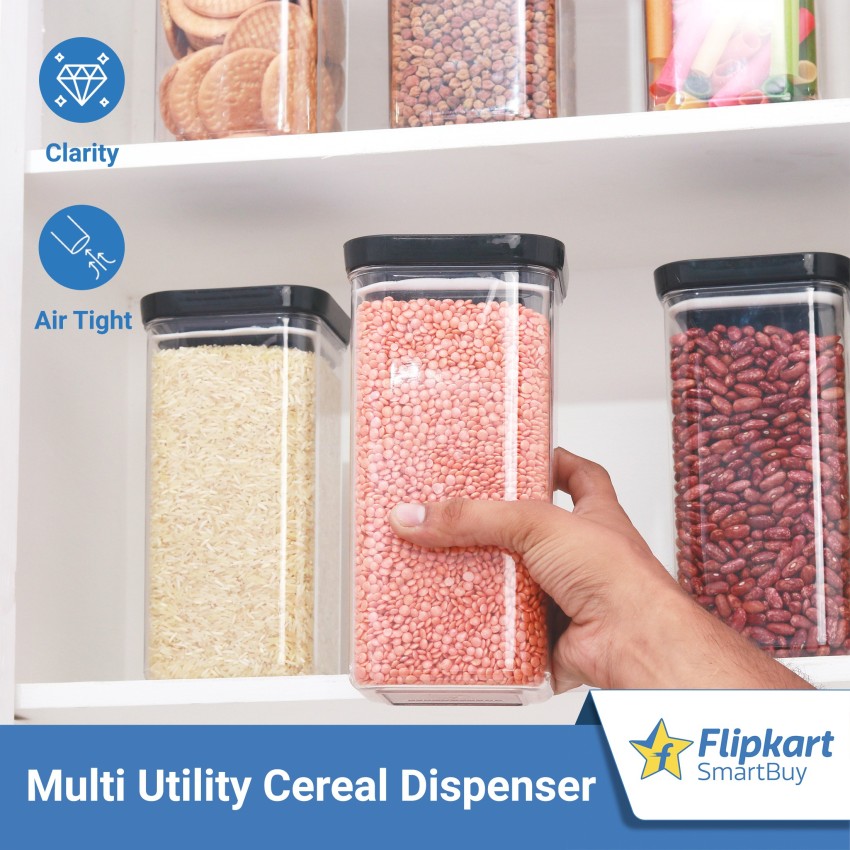 Flipkart SmartBuy Every Kitchen Choice Round Shape Airtight Kitchen  Containers / Kitchen Storage Containers / Airtight Container / Plastic