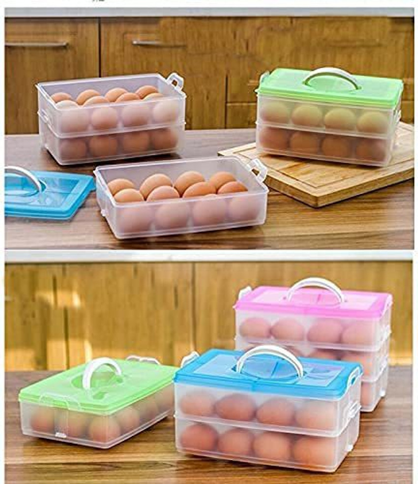 Adhunyk Plastic Egg Container 3 dozen Price in India Buy