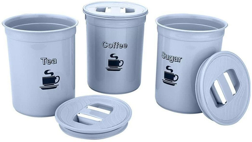 Plastic tea coffee sugar sales containers