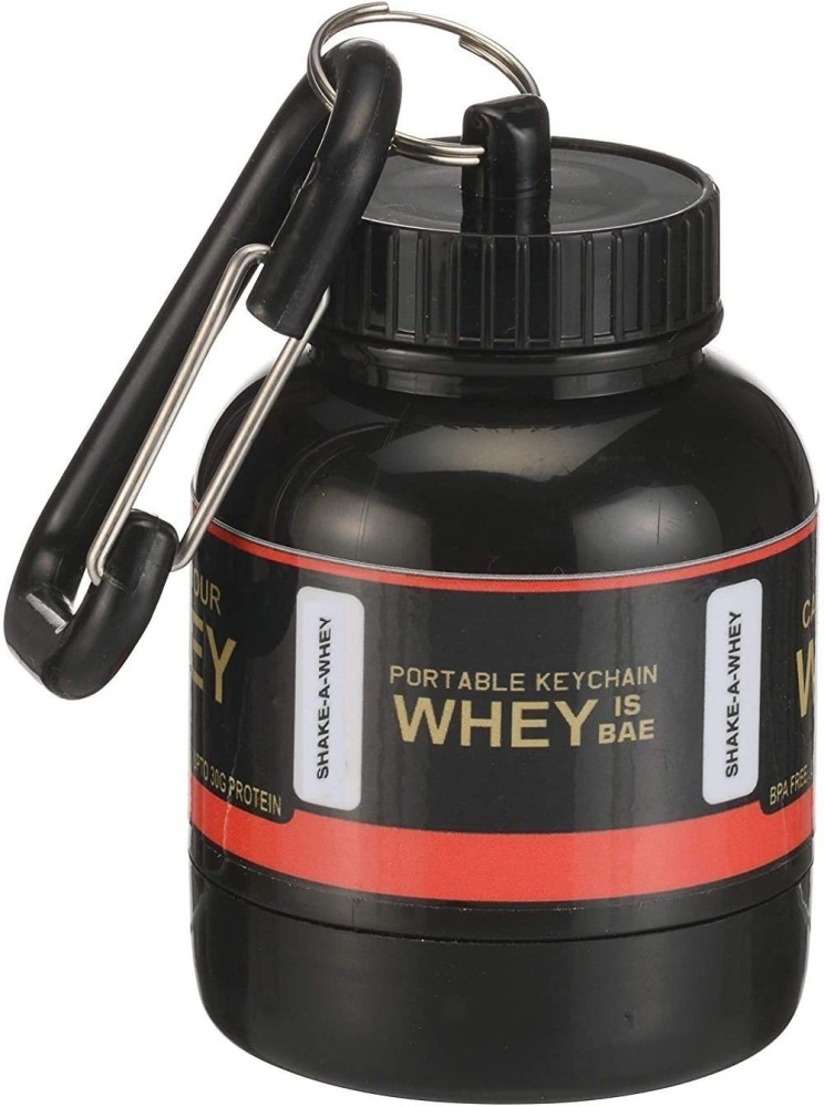 On My Whey - Portable Protein and Supplement Powder Funnel Key-Chain -  Modern 3-Pack
