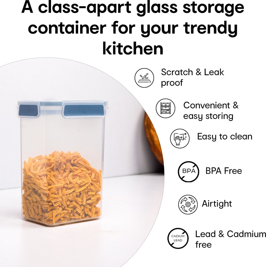 Kitchen Details 0.9L Airtight Stackable Container - Clear