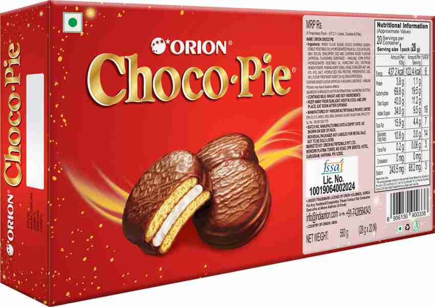 ORION Choco Pie Cream Filled Biscuit Price in India - Buy ORION  