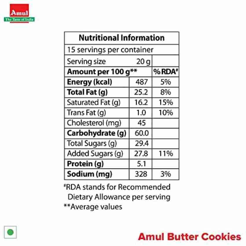 Buy Amul Butter Cookies 32 g (Pack) Online at Best Prices in India