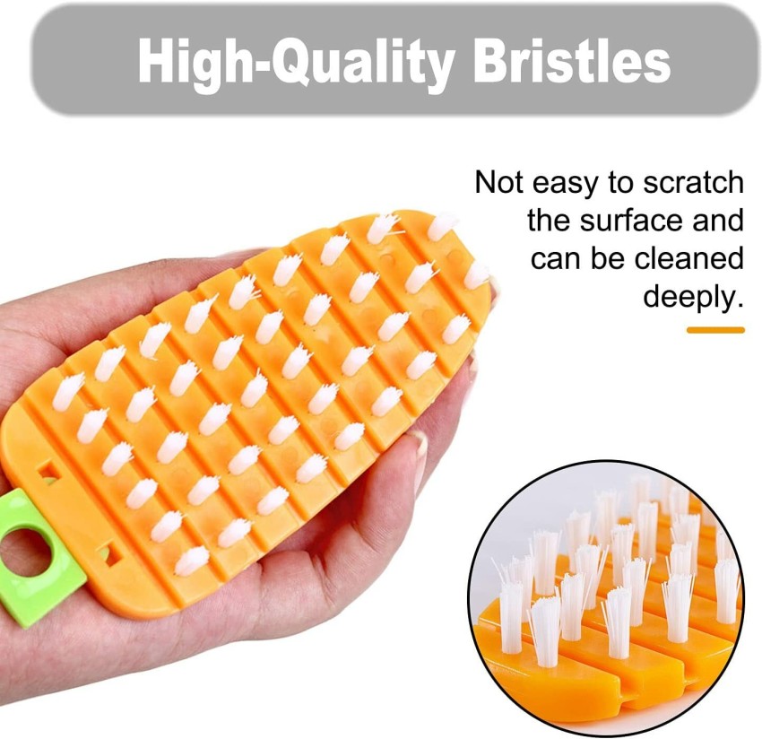 Shop for Bendable Carrot Shape Cleaning Brush Fruit and Vegetable Cleaning  Brush Reusable and Durable Kitchen Cleaner Tool (pink) at Wholesale Price  on