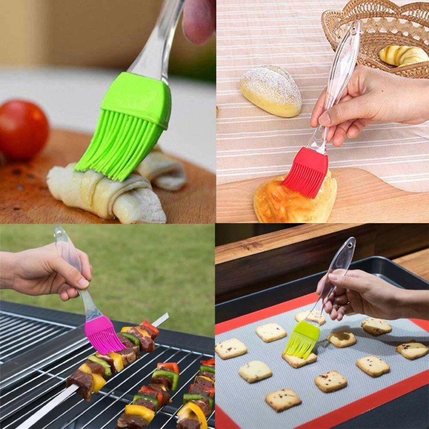 Kitchen Silicon Flat Pastry Brush Multi Purpose Silicon Oil