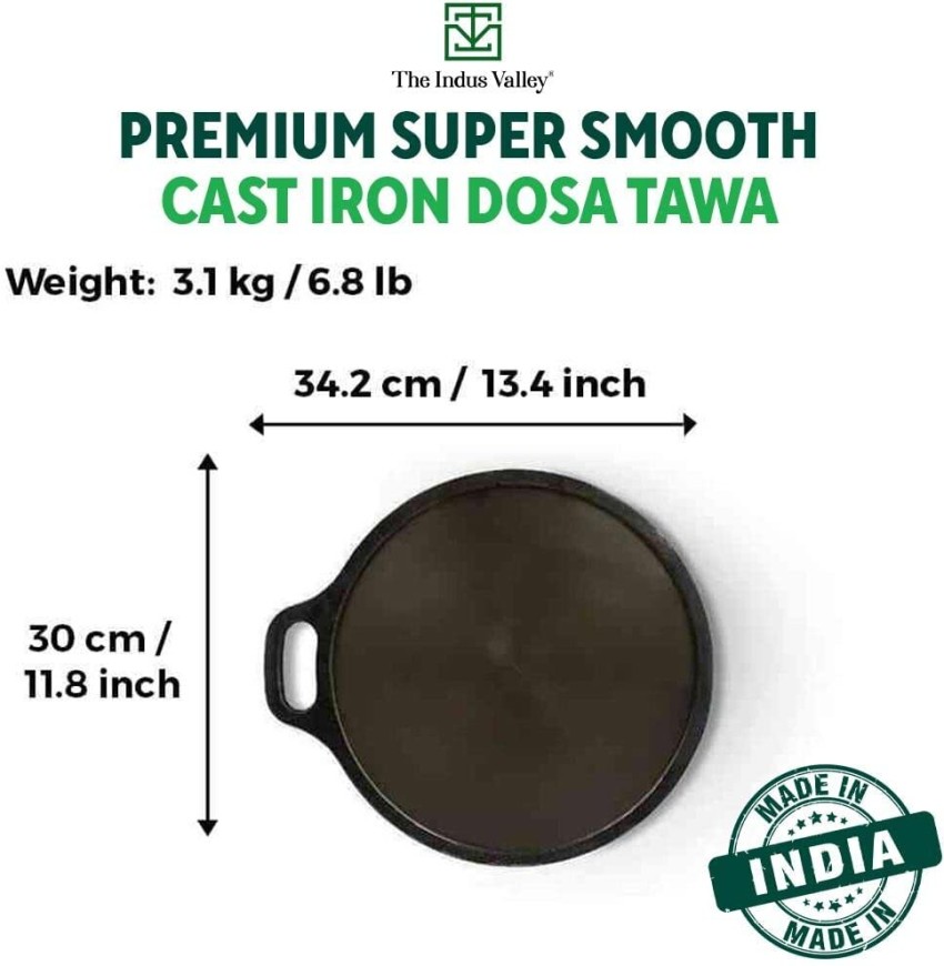 Buy The Indus Valley Super Smooth Cast Iron Cookware Set