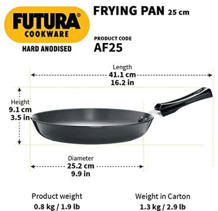 Hawkins Futura Hard Anodised Tawa - 28cm (Black)