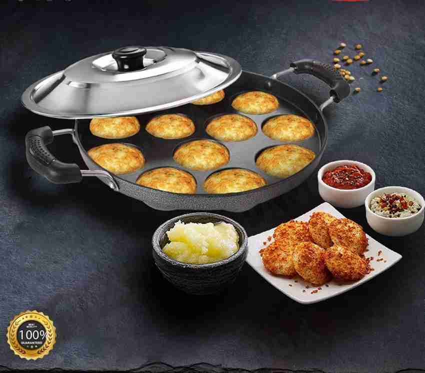 Airwin Premium kulipaniyaram pan nonstick/ appe/panniyaram kadai/Paniyaram/Appam  Pan/Appam Maker/appam kadai/idali