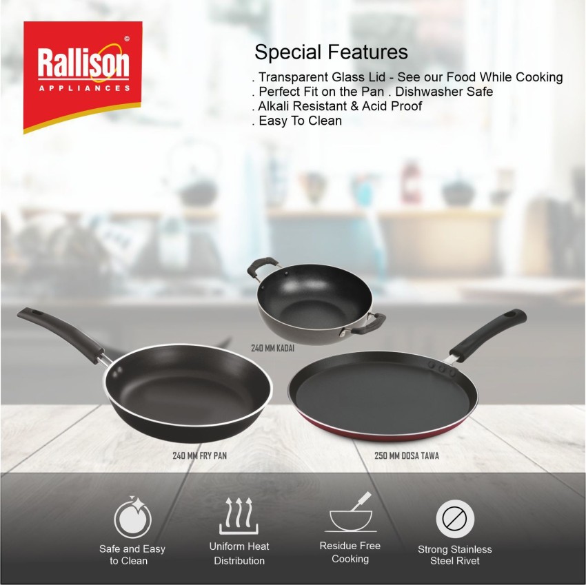 8-Piece Granite Coated Cookware Set - Non-Stick Pots and Pans -Kitchen  Essential