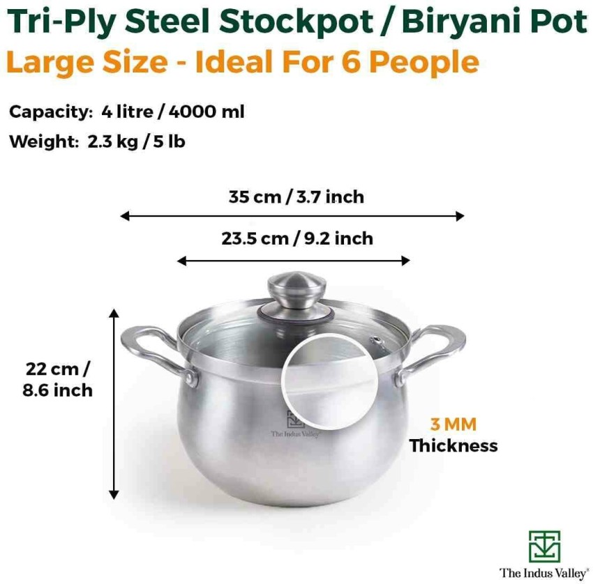 Triply Stainless Steel Versus Stainless Steel Cookware – The Indus Valley