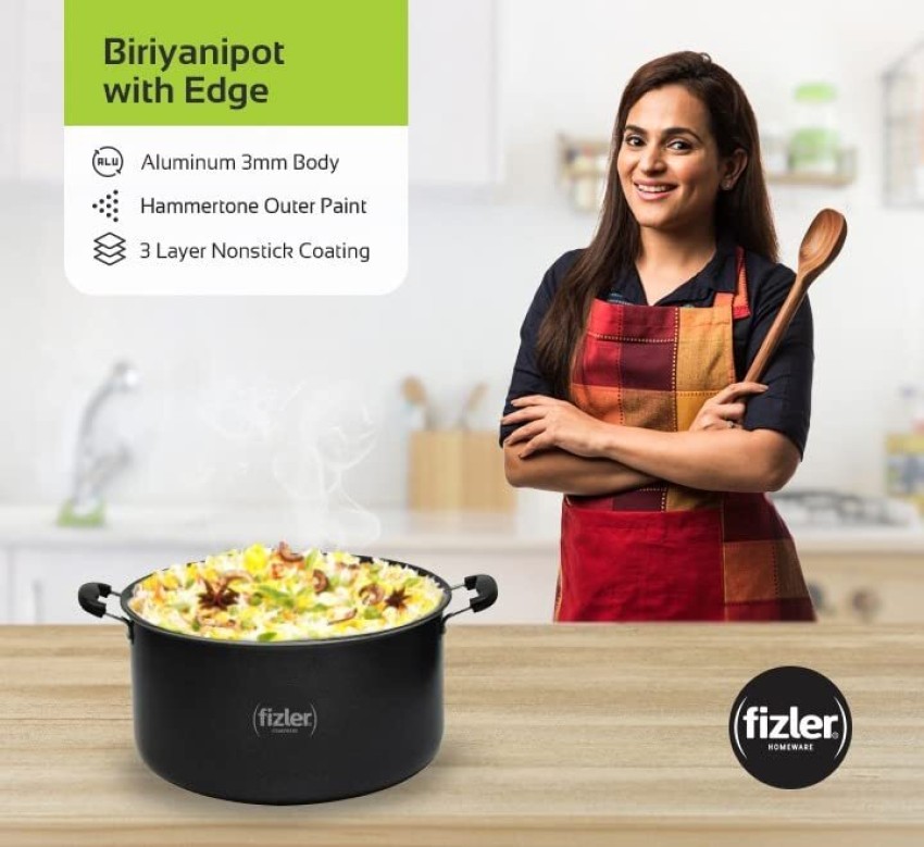 Buy Fizler 12 Litre Biryani Pot Aluminium Nonstick At Best Price