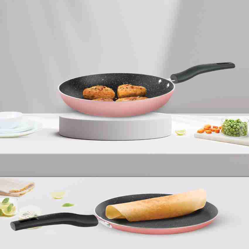 Borosil Pro Chef Non-stick Kadhai w Lid