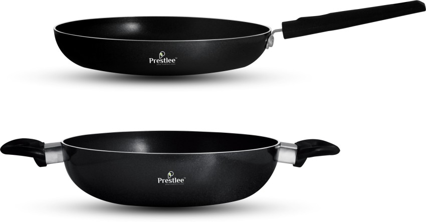 Buy Prestlee 2 Layer Coating 4 PC Combo Tawa 250 + Tawa 280 + Kadai 240  with SS Lid (2.6 MM) / Nonstick Tawa / Flat Tawa / Dosa Tawa / Roti Tawa  Online at Best Prices in India - JioMart.