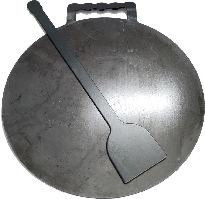 PURE IRON MADE FULL FLAT TAWA - FOR DOSA, ROTI AND FRYING AVAILABLE IN 12  INCH AND 13 INCH - HARISH TRADERS, MADURAI