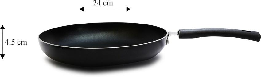 1pc 20cm Cast Iron Fry Pan With Lid, Non-coated Mini Fry Pan For