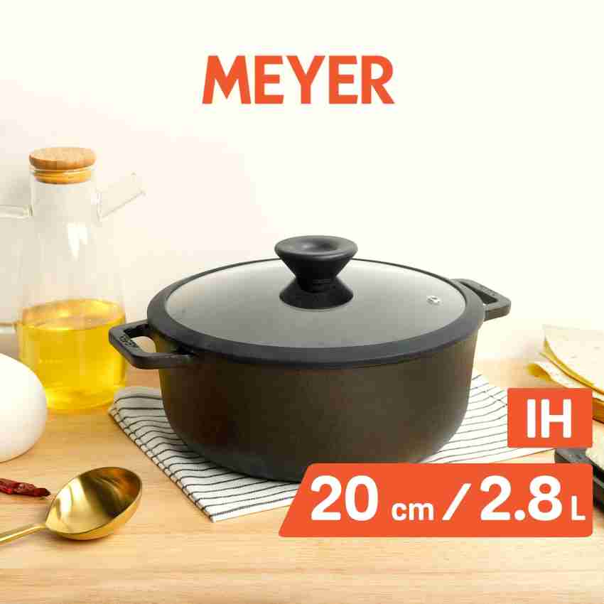 Buy Meyer Pre- Seasoned Cast Iron 3 Piece Cookware Set - 20cm