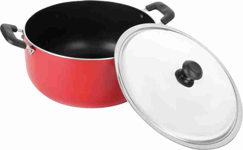 Aluminium Non-Stick Coated 4.5 Litres Stewpan, 24 cm Biryani pot