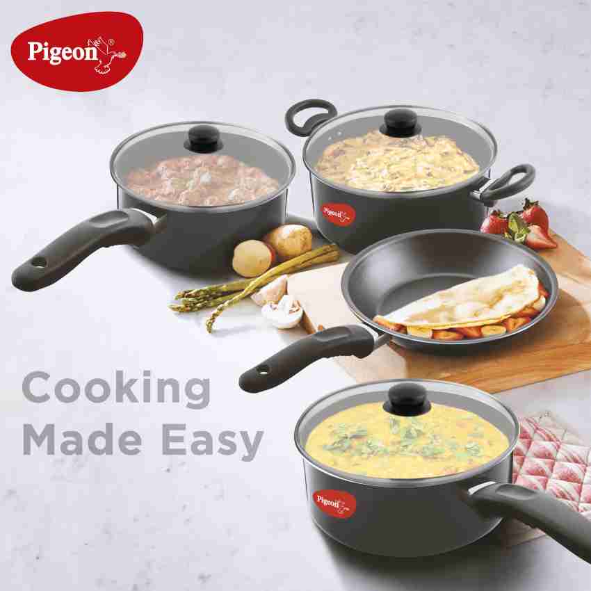 Pigeon Nonstick Skillet 11 - Triple Layer Scratch Resistant Coating f –  Vedic Satvic