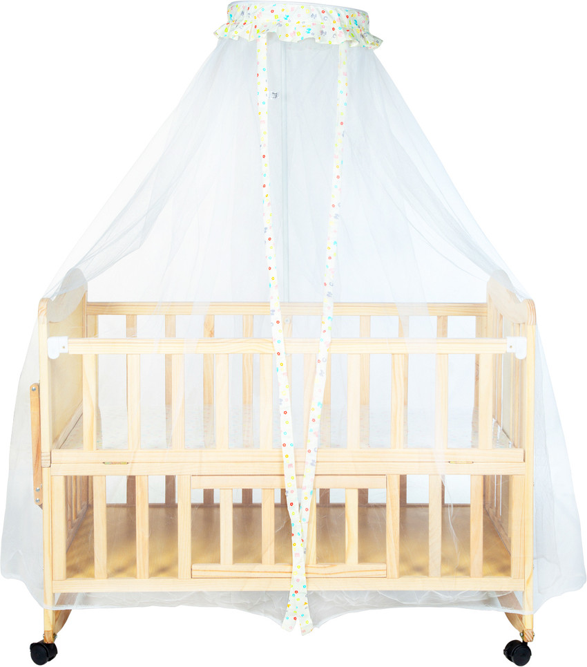 MeeMee Comfortable Wooden Rocking Cot Mosquito Net with Extra Cot for 0 3 Years Baby Cot Buy baby Cot Buy Babycare products in India. Flipkart