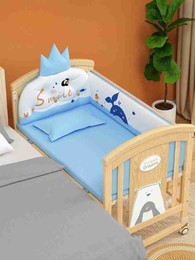 BabyTeddy Multifunctional Baby Crib Cot Toddler Bed Cradle