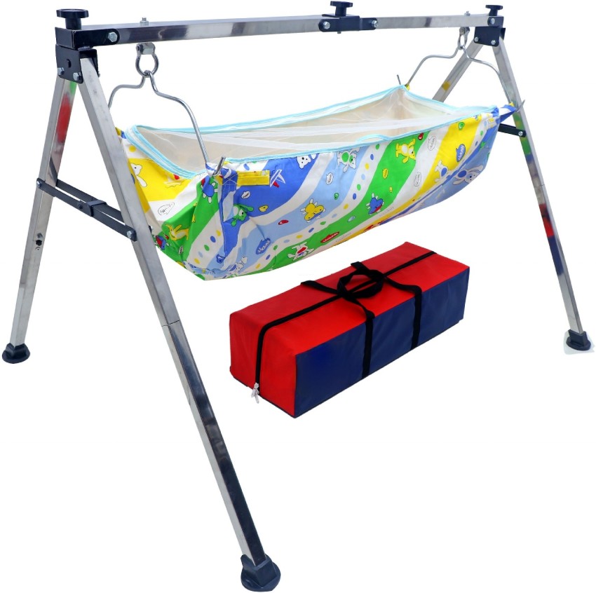 Sturdy Premium Indian Style Ghodiyu Baby Cradle Stainless steel structure  Cradle