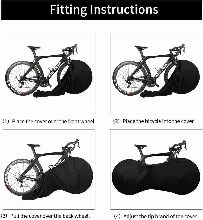 ZIGLY Bicycle Wheel Cover Anti dust Bicycle Indoor Storage