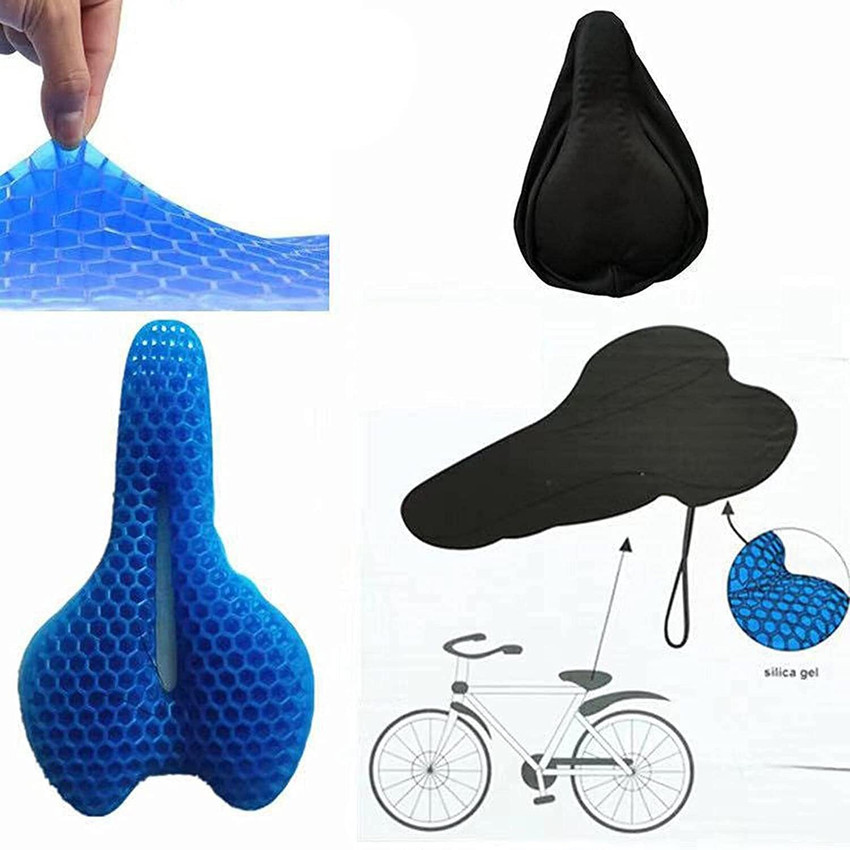 Chromoto Exercise Bike Seat Cover Large Wide Foam Gel Sitter