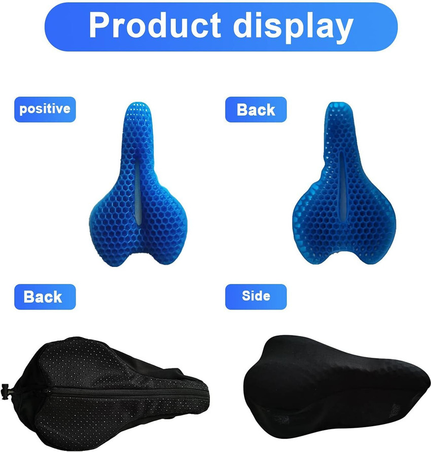 Gel padded bike seat cover hotsell