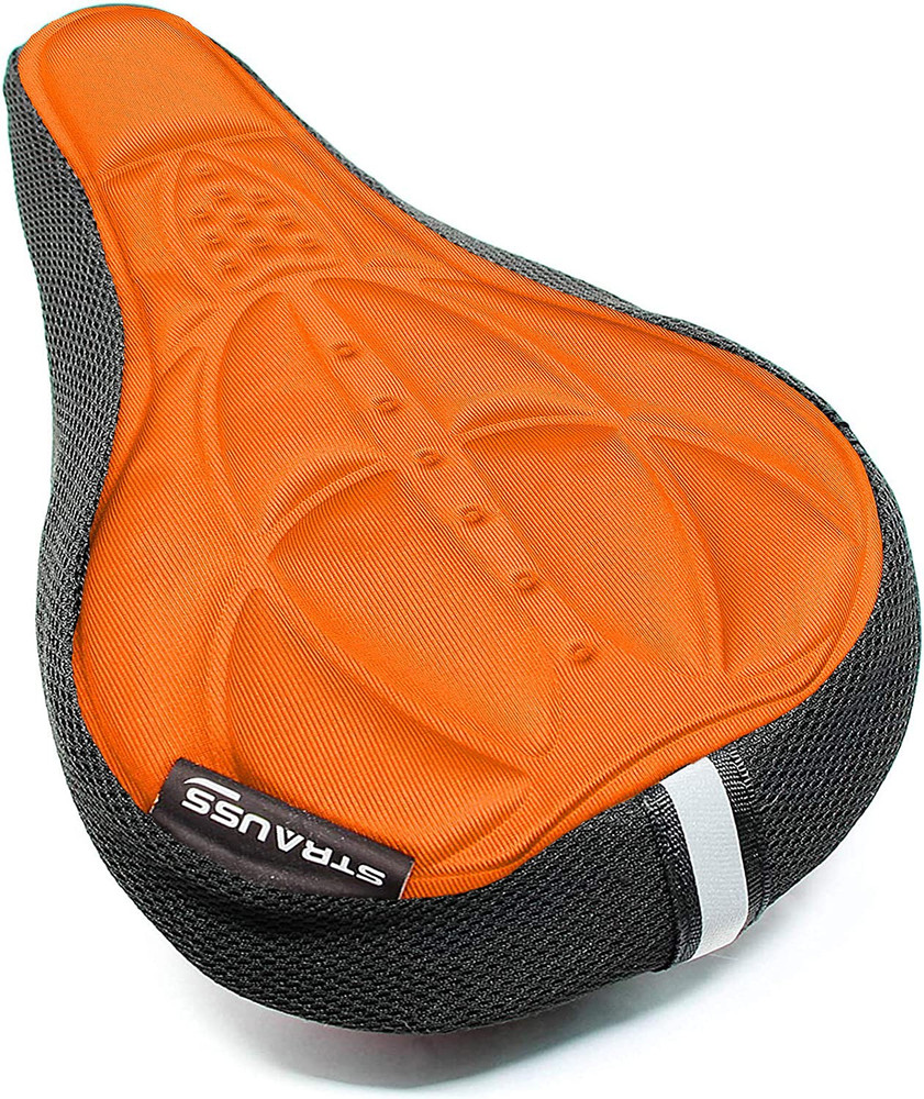 Strauss 3D Sponge Cycle Seat Cover Bicycle Seat Cover Cycle Seat Cushion Bicycle Seat Cover Free Size