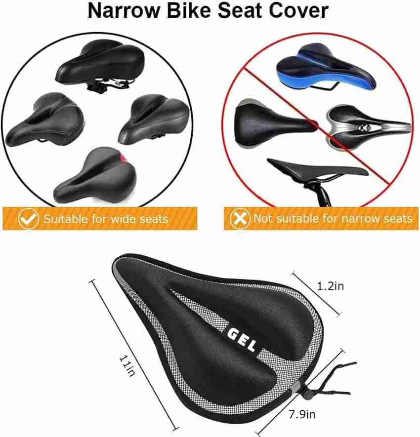 Gel bike seat clearance cover asda