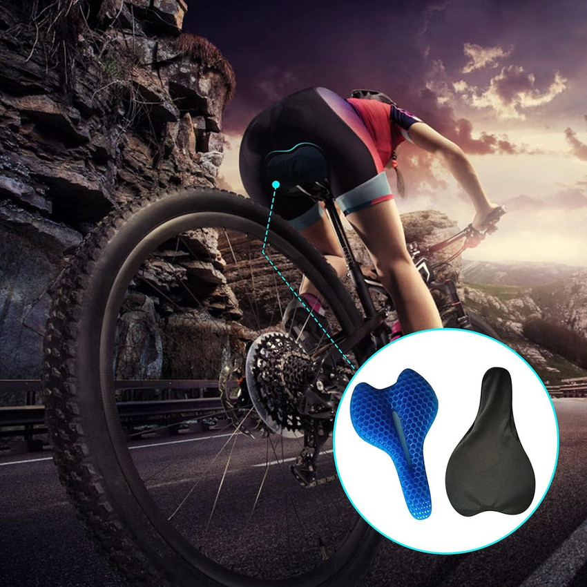 Chromoto Soft Flexible Bike Seat Cushion Gel Bicycle Seat Cover Free Size Buy Chromoto Soft Flexible Bike Seat Cushion Gel Bicycle Seat Cover Free Size Online at Best Prices in India