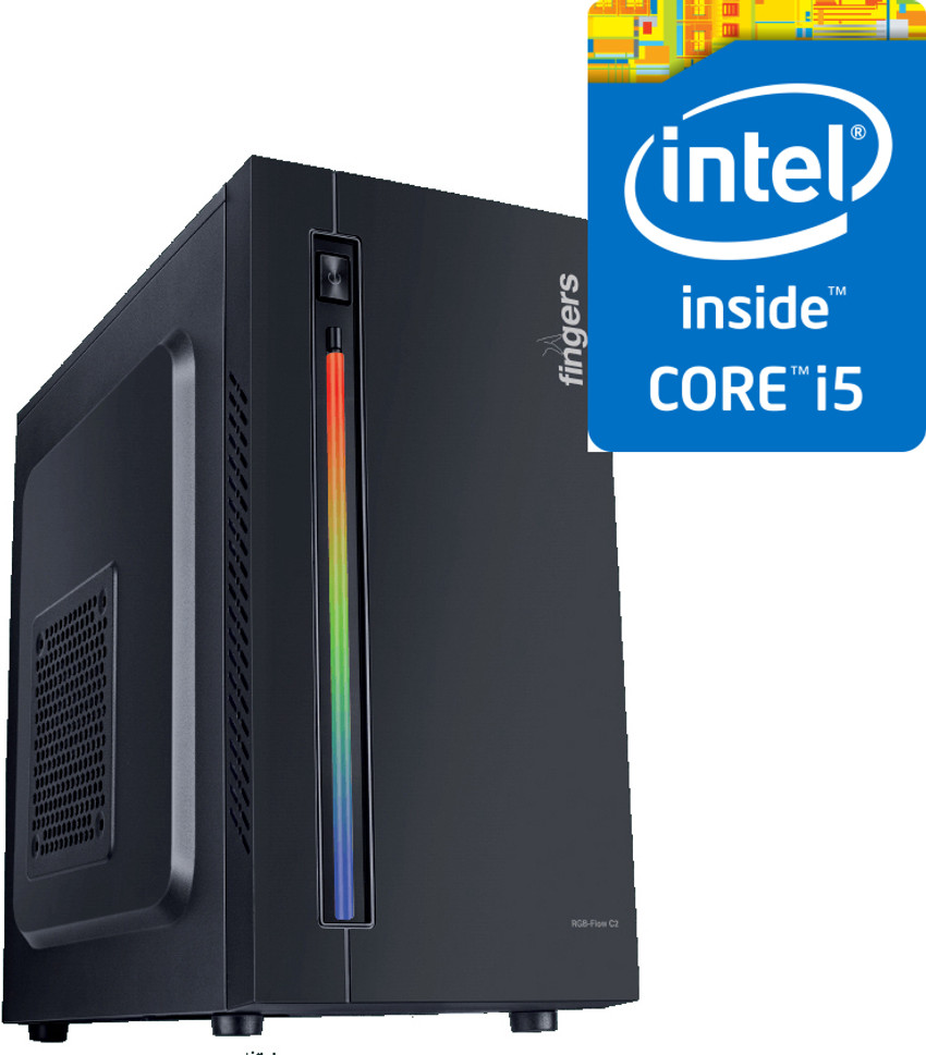 Longan Intel Core i5 2400 6MB Cache Up to 3.40 GHz Fingers RGB Flow C2 EBL Gaming Desktop Core i5 2400 Processor 8 GB RAM Intel Ultra HD Graphics 1024 GB Hard Disk 256 GB SSD