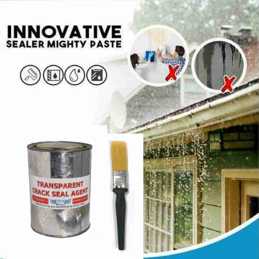 Waterproof Invisible Adhesive Mighty Sealant Paste Tile Floor Repair Glue  with Paint Brush 300g