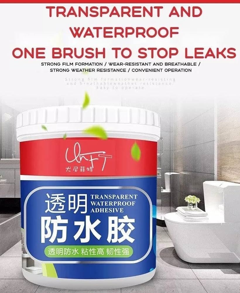 300g(2pc) Invisible Waterproof Agent,Transparent Repairing Leak Waterproof  Adhesive,Waterproof Insulating Sealant,Super Strong Bonding Sealant