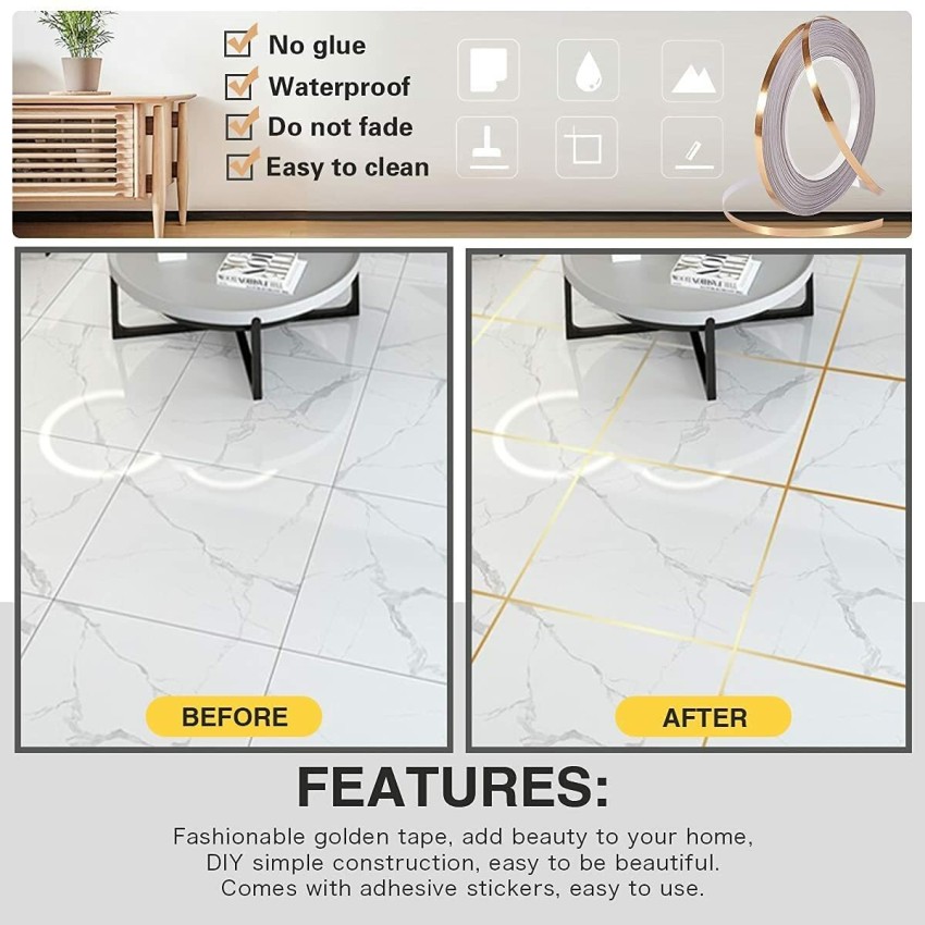 Floor stickers waterproof and wearresistant kitchen thickened antiskid  floor renovation stickers PVC selfadhesive wallpaper