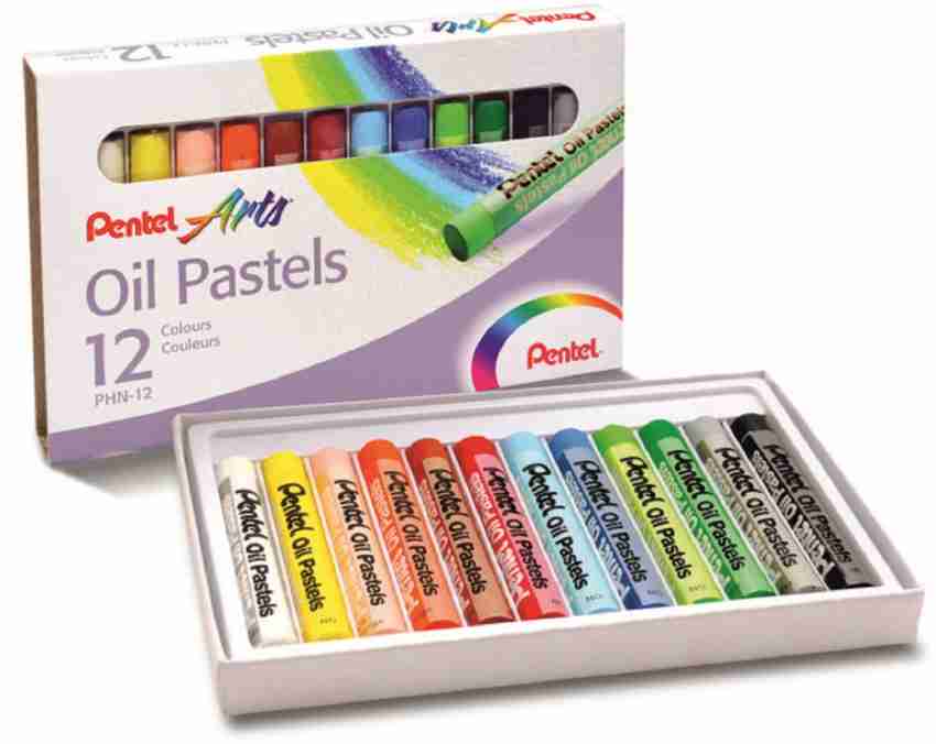 Pentel Oil Pastels Artist's Pastels Pack of 36 Vivid Colours 