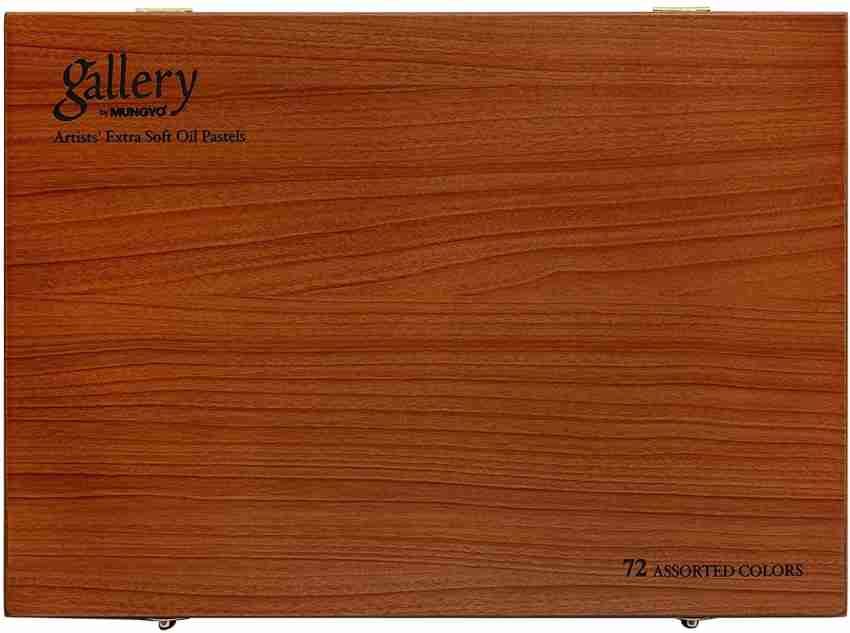 Mungyo Gallery Artists' Soft Pastels With Wooden Box