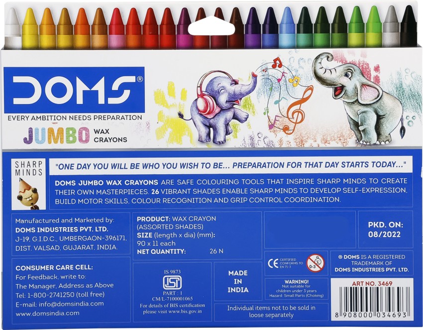 Crayon 2 Couleurs - Jumbo RED AND BLUE