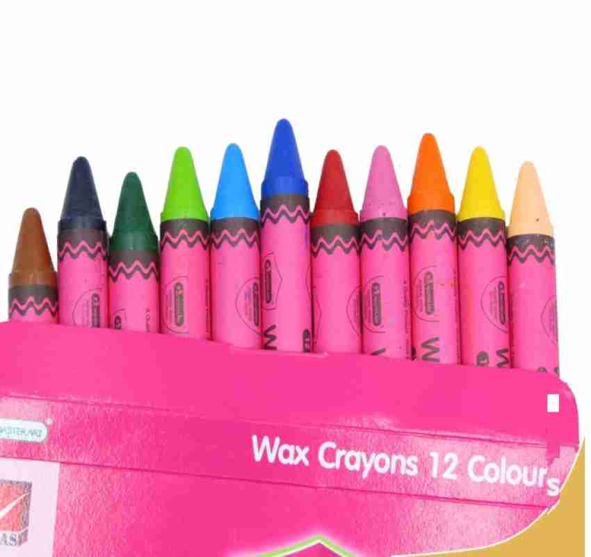 masterart WAX CRAYONS JUMBO & SUPER JUMBO SIZE Large Crayons  for Toddlers, Gifts for Kids 