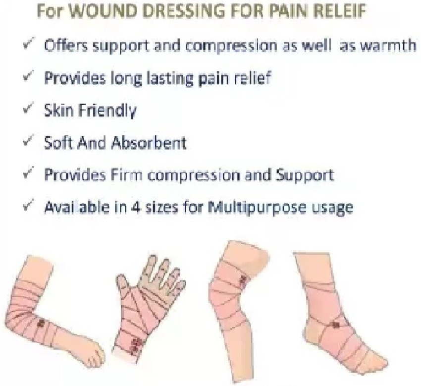 Dr Trust USA Compression Bandage Tape 338 Pain Relief Elastic Wrap