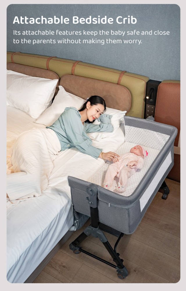 Attachable crib 2024