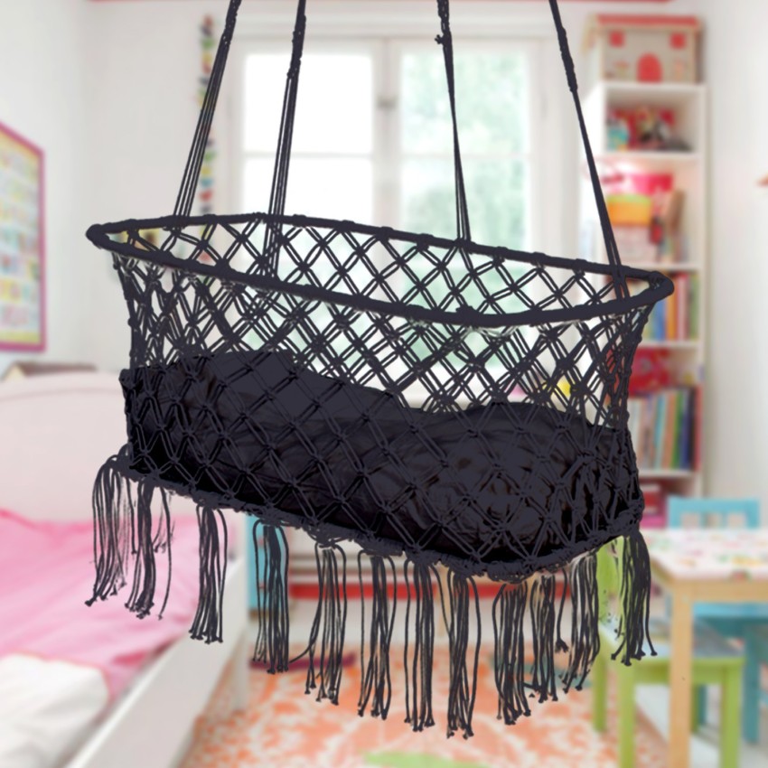 Hanging macrame outlet crib