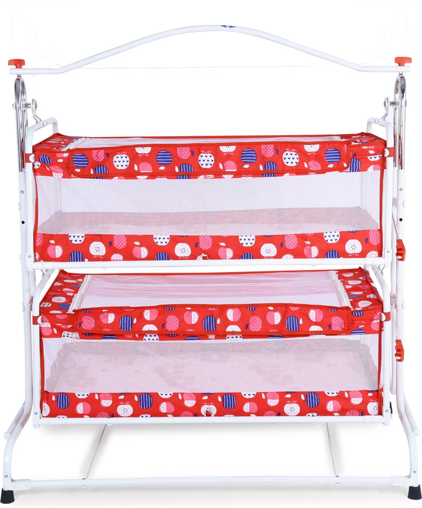 Infanto Twins Cradle With Adjustable Height Position Easy Flat Folding Buy Baby Care Products in India Flipkart