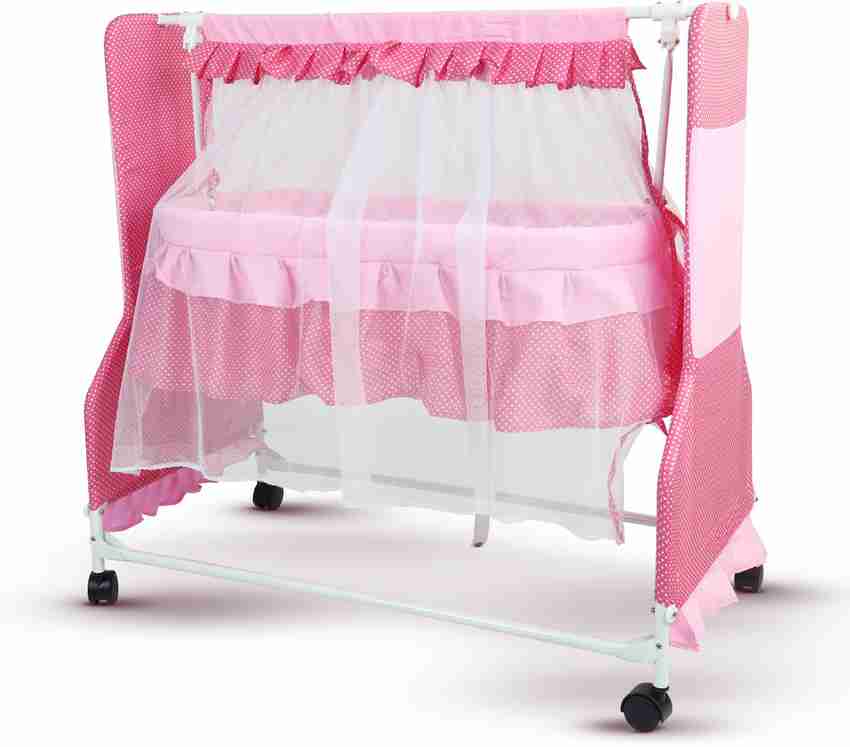 baybee Baby Cradle for New Born Baby Cradle Swing Jhula with Mosquito Net Mattress Buy Baby Care Products in India Flipkart