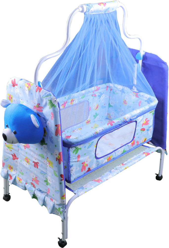 FLIPZON Foldable Baby Cradle with Swing Teddy Style J7 Buy Baby Care Products in India Flipkart