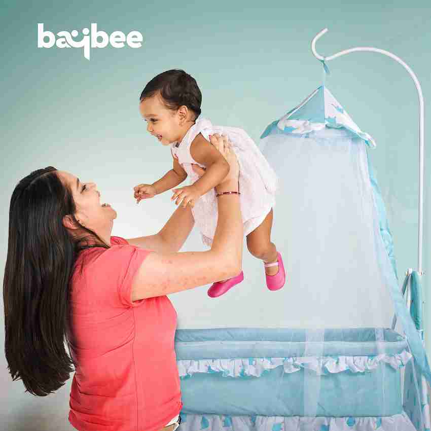 baybee Baby Swing Cradle with Mosquito Net Palna Jhula Zula