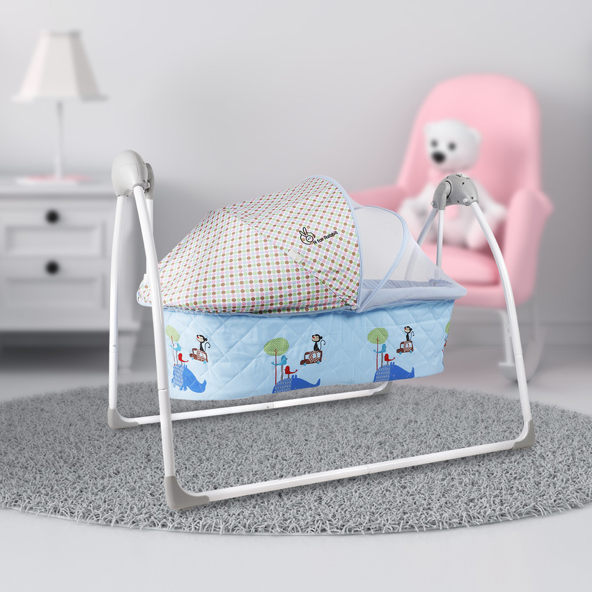 R for Rabbit Lullabies The Auto Swing Baby Cradle for 0 to 2 Years Newborn Buy Baby Care Products in India Flipkart
