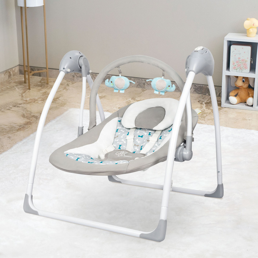 R for Rabbit Snicker The Playful Automatic Baby Swing with